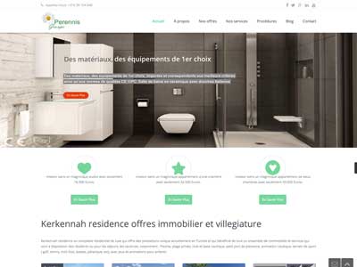 Residence Kerkennah - Site Vitrine - WordPress