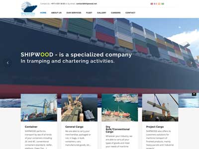 Shipwood - Site Vitrine - WordPress